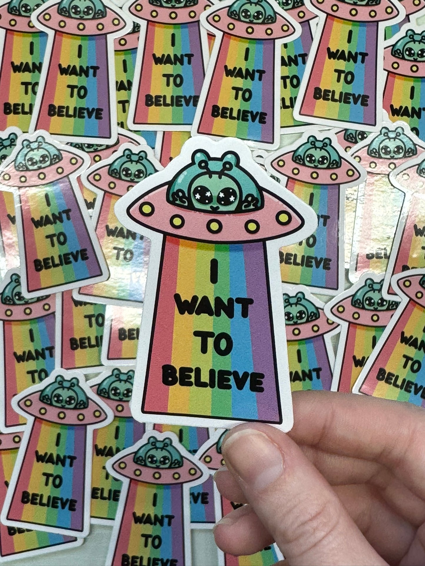 i want to believe sticker