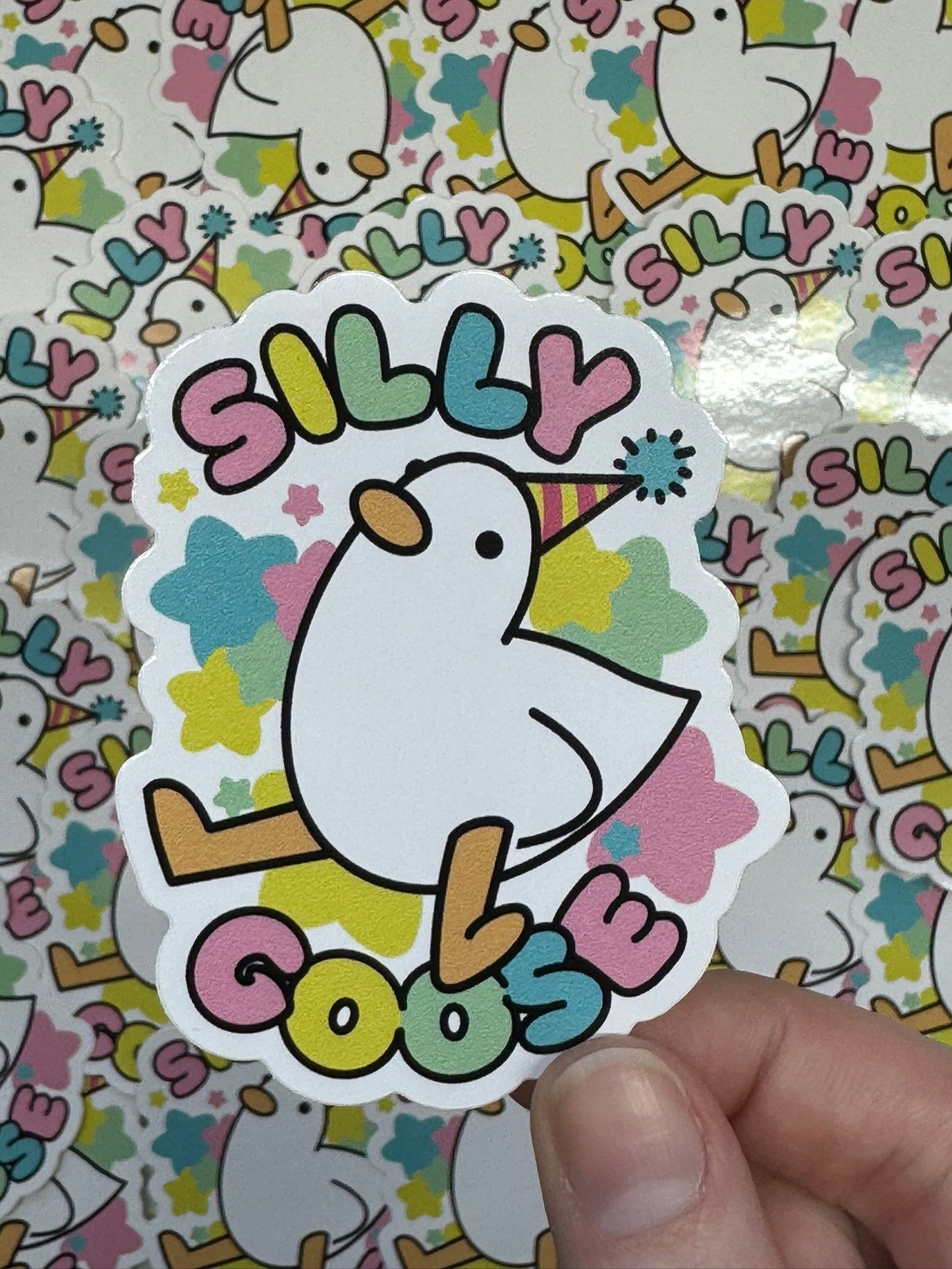 silly goose sticker